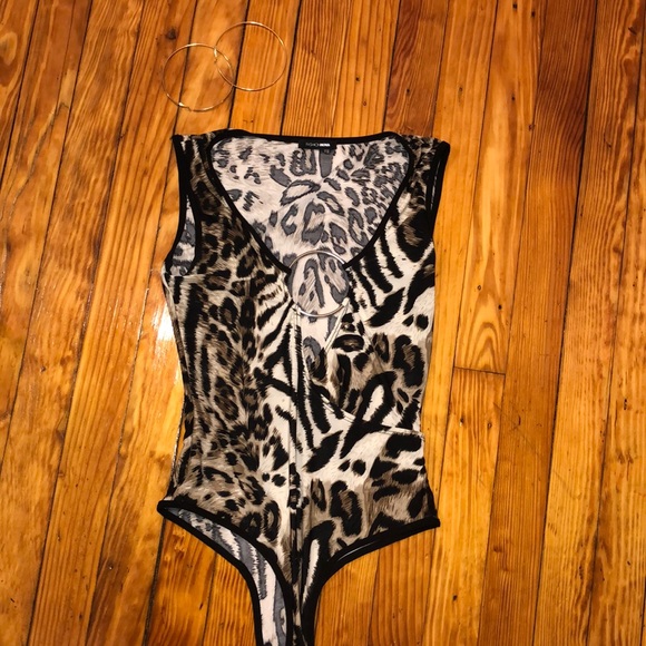 Leopard Body Suit NWOT - Picture 2 of 4